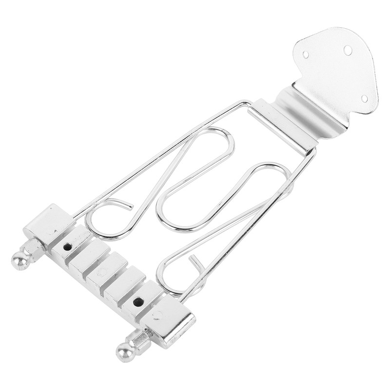 Bass Bridge Tailpiece Zinc Alloy 6 String Electric Bass Bridge