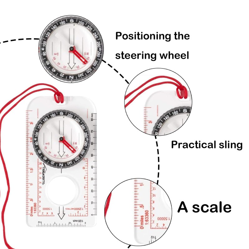Compass Navigation, Two Super Practical Compasses, Lightweight and Small Compass