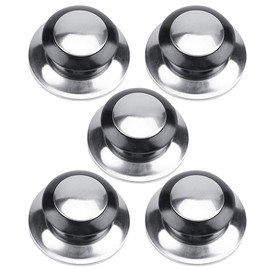 Atyhao 5 Piece Heat Resistant Pot Lid Button Lift Handle Home Kitchen Cookware Replacement Parts Pot Lid