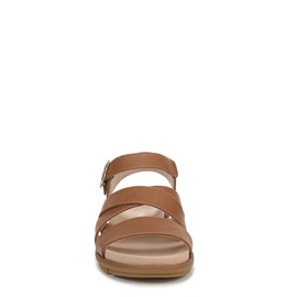 Dr. Scholl's Womens Timeless Life Flat Sandal Honey Smooth 8 M