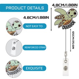 Pack of 2 Nurse ID Card Holder Nurse Name Badge Holder Nurse Care Accessories Nurse Accessories