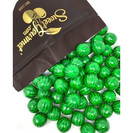 SweetGourmet Watermelon Gum Balls | 1 inch Bubble Gum | 1.5 Pound (85 PC)