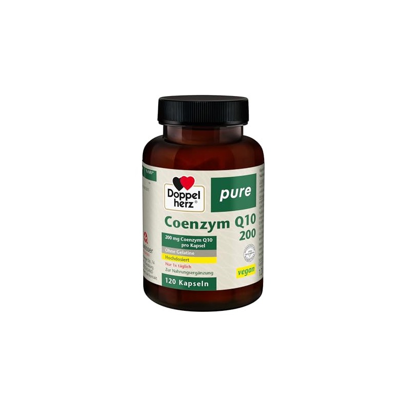 Doppelherz Pure Coenzyme Q10 200 mg per Capsule - High