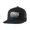 Shimano CA-067Y Graphic Flat Mesh Cap, Black, M