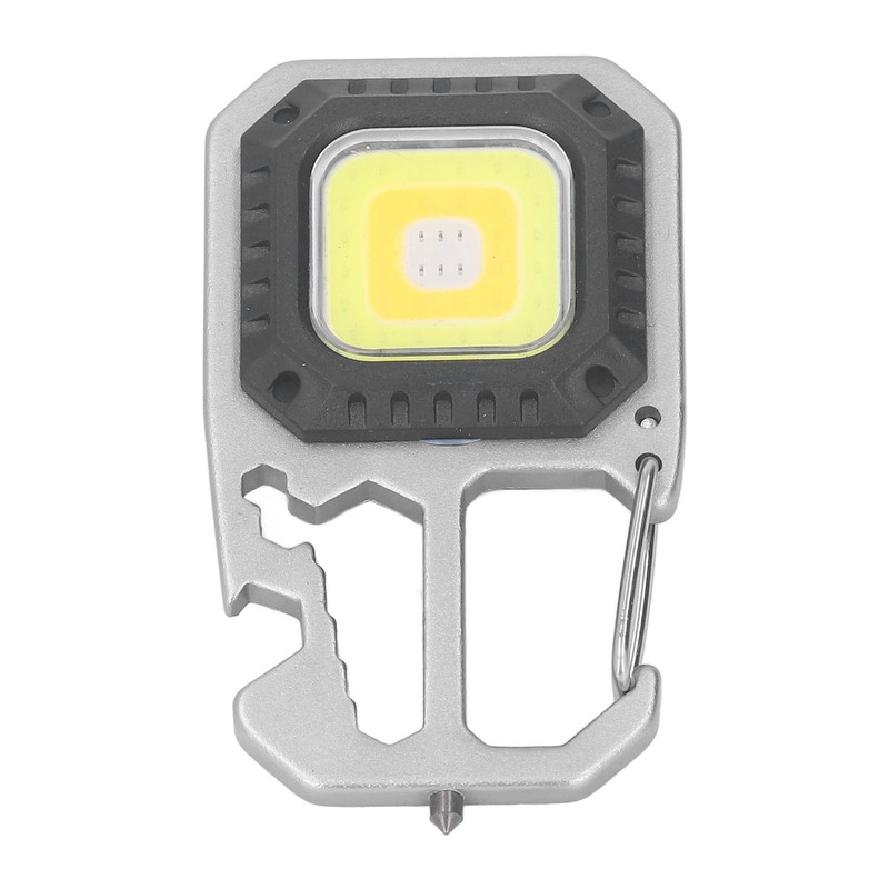 Keychain Work Light USB Charging Portable Pocket LED Flashlight Multifunctional