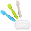 WeeSprout Baby Spoons for Self Feeding 6 Months +, Soft
