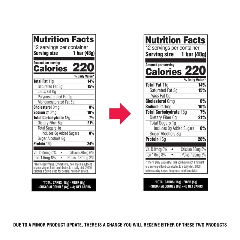 Atkins Peanut Butter Granola High Protein Bar, High Fiber ,