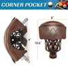 MoyanSuper Billiard Pool Table Pockets Heavy Duty PU Leather Billiard