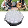 Radiant Tambourine Reflective Clear Crisp Sound Double Row Bell Drum