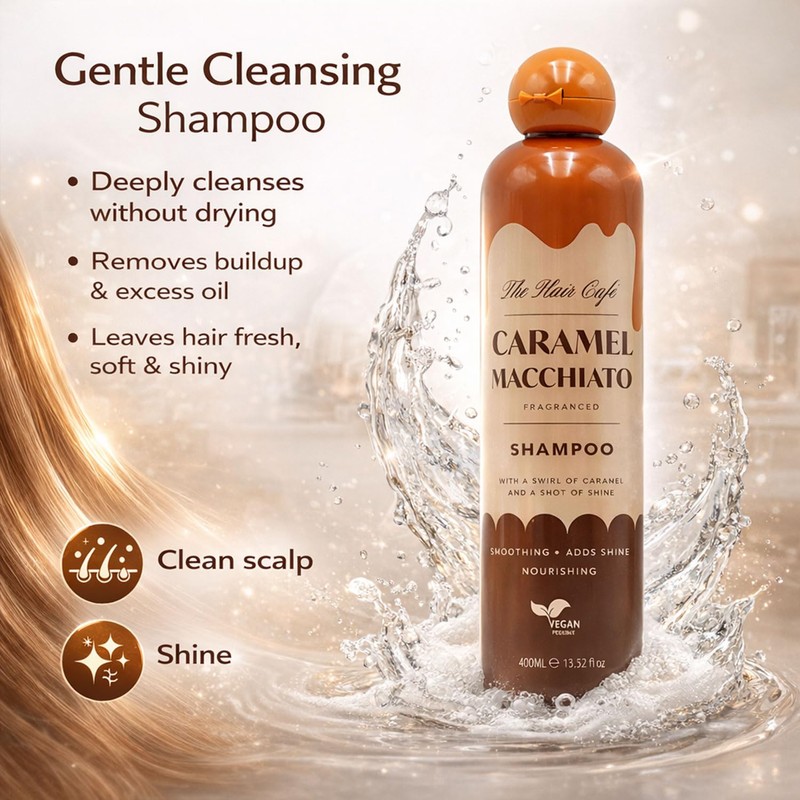 Caramel Macchiato Shampoo and Conditioner Set 400ml x 2 |