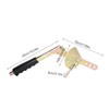 Keenso Hand Brake Lever Handle Antislip Galvanized Steel Emergency Brake