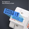 NEWFUN Electricity Meter, 3-Phase 4-Wire Calibrated Three-Phase Meter, 230 /