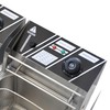 Electric Deep Fryer, 12L Commercial Stainless Steel Chip Fryer with