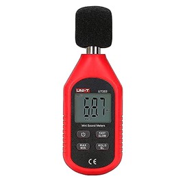 Unit 530134371 Mini Digital Sonometer, Red