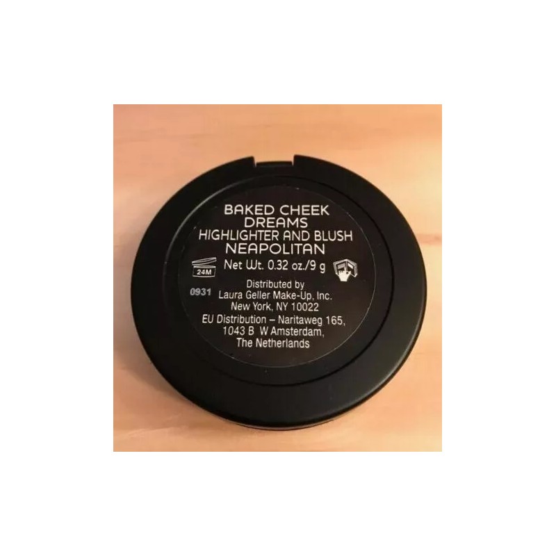 Laura Geller Baked Cheek Dreams Highlighter Blush Neapolitan .32 oz/9g