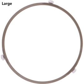 Brown Large Microwave Turntable Ring Microwave Oven Rotating Roller Support Ring, Microwave Glass Plate Tray Wheel Ring Turntables Microwave Oven Parts and Accessories Home and Kitchen