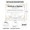 Child Dedication Certificate, Baby Dedication Certificates Baptism Certificates for Church,