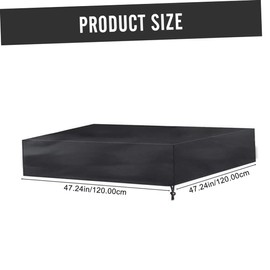 BESPORTBLE Sandbox Cover Protection Square Pool Cover with Drawstring for and Garden Use Durable Space Saving Easy to Install