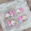 Hintokki Gungdi handmade nail tips - Oval XL / 힌토끼