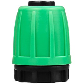 JOYPRO Drip Irrigation Fittings for 1/2 inch Tubing (0.60"-0.63" OD), 12 Pieces Barbed Locked End Plug Connectors, End Caps Drip Line Nuts Connectors for Drip Irrigation Hose (13mm ID)