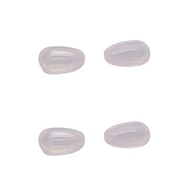 NicelyFit 2 Pairs Clear Nose Pads Replacement for Oakley Eyeglass Frames Keel Tincan Tinfoil Tailpin Caveat Feedback Holbrook Metal Tailback etc