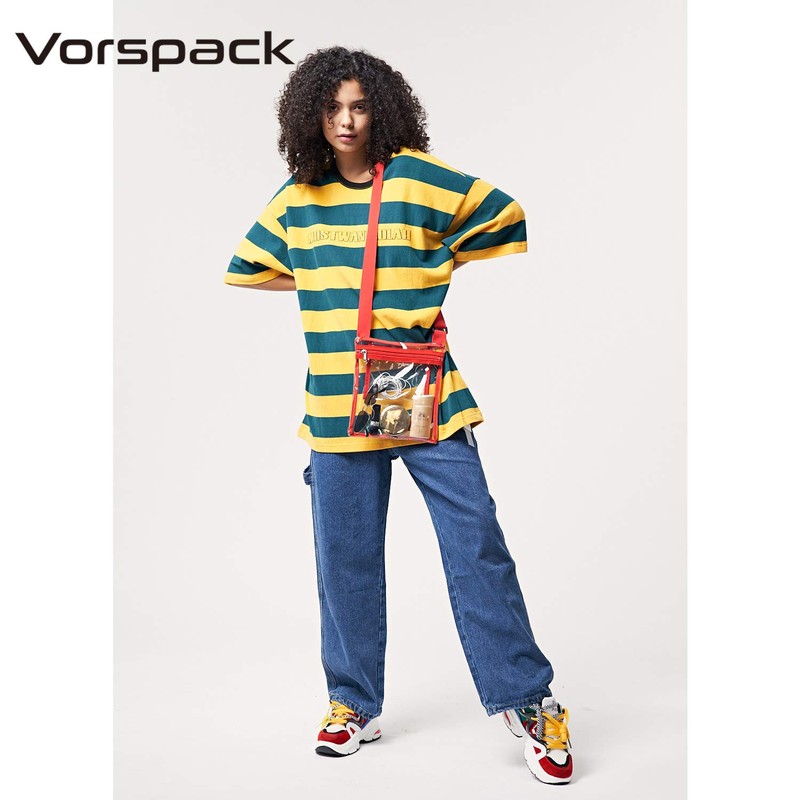 Vorspack Bolsa transparente aprobada por el estadio con bolsillo interior