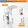 ZIUZI 2PCS 90-Degree Angle Latch, Stainless Steel Corner Latch with