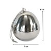 Metal Easter Egg Diameter 7 x 9 cm Pack of