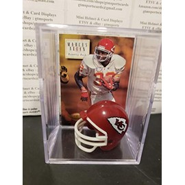Marcus Allen Kansas City Chiefs Mini Helmet Card Display Collectible Case Auto Shadowbox Autograph
