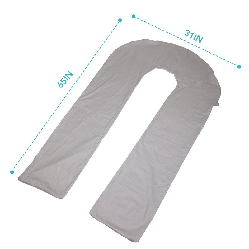 Meiz Full Pregnancy Pillow Cover - U Shaped Pregnancy Pillow