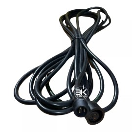 www.3kings.llc 23 Foot (7m) 3 Core Extension Cord Cable Black xConnect Connectors