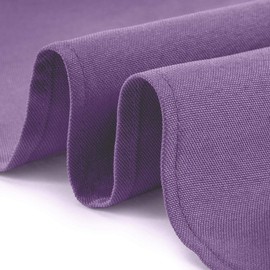WedDecor 20 Inch Lavender Cotton Polyester Table Napkin for Home, Hotel, Dinning, Wedding, Banquet, Party, Events, Hemmed Edges Lightweight & Machine Washable, 10pcs