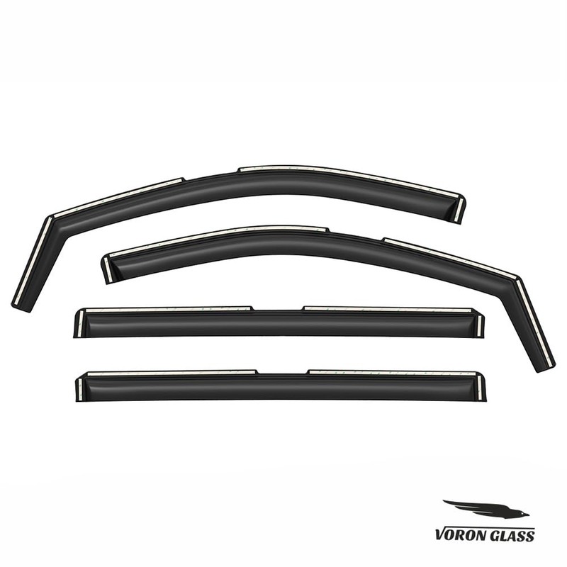 Voron Glass in-Channel Extra Durable Rain Guards for Volkswagen (VW)