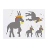 4 x ' Donkey ' Temporary Tattoos - Water Resistant,
