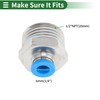TUCKBOLD Push to Connect Air Fittings 1/4" Male Thread Air