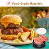 Fidqiog Hamburger Patty Maker, 4 in 1 Burger Press Patty