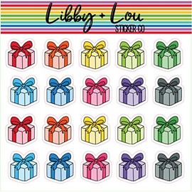 Birthday Presents Planner Stickers | Libby + Lou Sticker Co