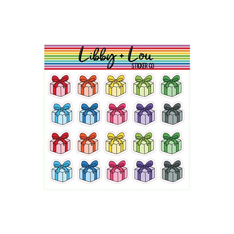 Birthday Presents Planner Stickers | Libby + Lou Sticker Co