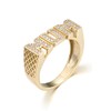 9 Carat Gold on Solid Sterling 925 Silver Diamond Set