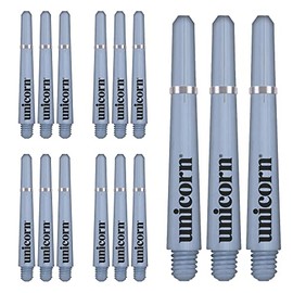 Unicorn Gripper 4 Mirage Dart Shaft Stem Set, 15 Stems, Blue, Medium - 41mm