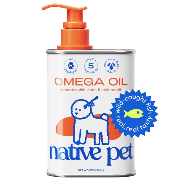 Native Pet Omega 3 Oil Supplements with Omega 3 EPA