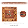 ApudArmis 4-Way Shut The Box, Large Wooden Board Game Set