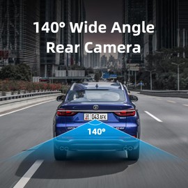 HD Car Backup Camera for Model A10, Waterproof Night Vision Reverse Camera with 140° Wide Angle, Ideal for Everyday Driving Safety