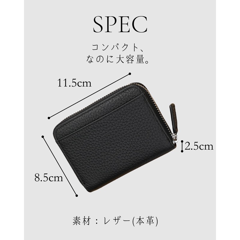 iroto Men's Mini Wallet, Compact, Large Capacity, Card Case, Box