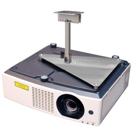 PCMD, LLC. Projector Ceiling Mount Compatible with Panasonic PT-VZ470 VW540 VW540U VW545N VW545NU VX610 with Lateral Shift Coupling (12-Inch Extension)