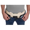 Movibrace Inguinal Groin Hernia Belt Beige (Medium, Double)