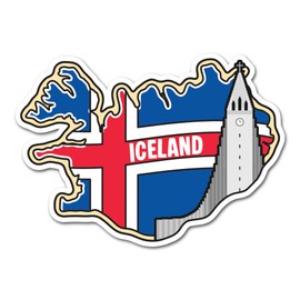 2 x 10 cm Island-Vinyl-Aufkleber – isländische Sehenswürdigkeiten, Stadt, Landkarte, Flagge, Reisen, Urlaub, Geographie, Standort, Aufkleber, Scrapbook, Aufkleber #83331