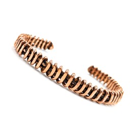 SHINDE EXPORTS pure original copper tamba kada bracelet for men and women, Medium, Copper