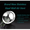 4 Inch Wall Vent Cover Allvent Stainless Steel Round Exhaust