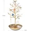 INVIKTUS Silver Birds Tree Jewelry Stand Display Earring Necklace Holder